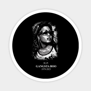 Gangsta Boo RIP 2023 Tribute Memphis Rapper Commemorative Magnet